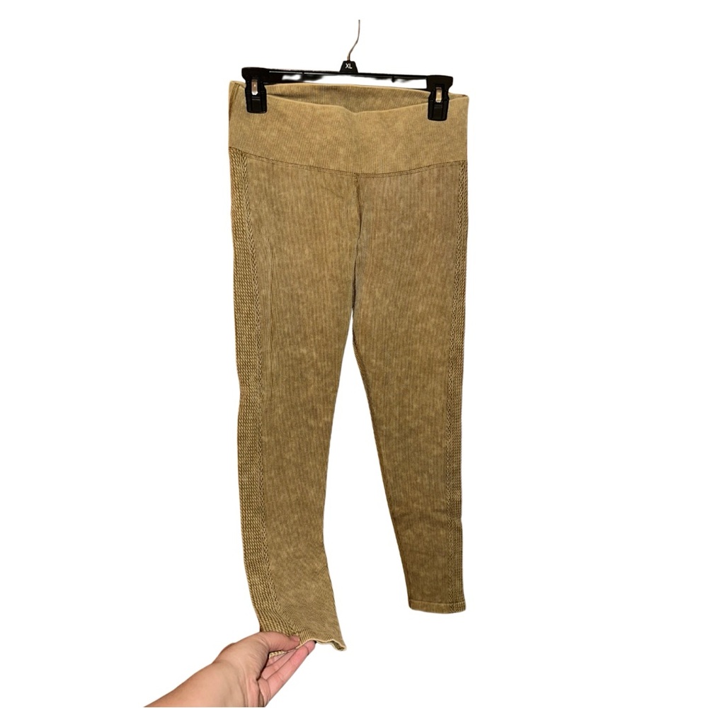 aerie Olive Green Cropped Sweatshirt - Picture 3 of 4